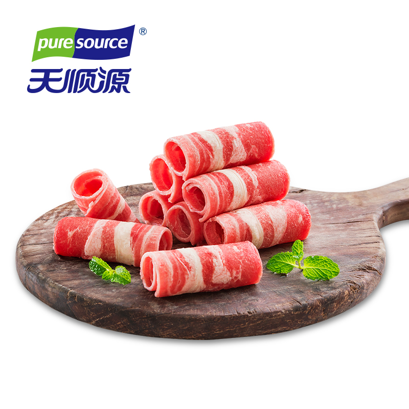 pure source 天顺源 肥牛肉片(非原切)400g