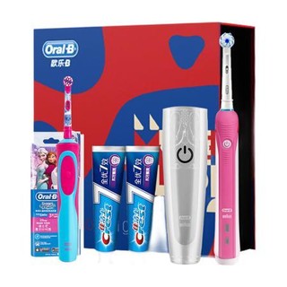 Oral-B 欧乐-B 3D专业系列 P2000 电动牙刷 家庭礼盒套装