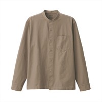 MUJI 無印良品 男士长袖衬衫 ACA04C1A 褪色米色 XXL