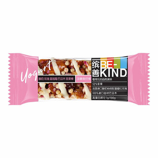 BE-KIND 缤善 酸奶玫瑰蔓越莓巴旦木坚果棒 18g*16袋