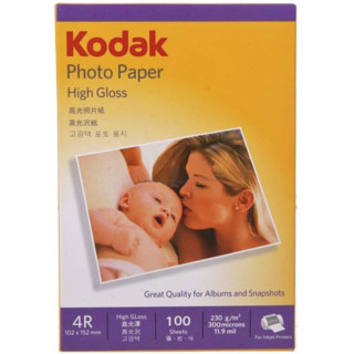 Kodak 柯达 4027-316 4R高光面照片纸 6英寸 230g 100张