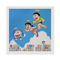 WE GALLERY 维格列艺术 村上隆《这片蓝天，就像我们可以永远在一起》60x60cm 2019 丝网版画