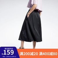 Reebok 锐步 运动经典CL W SKIRT女子半身裙裙子 GL5178_黑色 A/XS