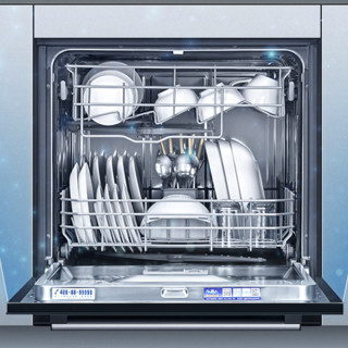 SIEMENS 西门子 SC74M620TI 嵌入式洗碗机 10套 黑色