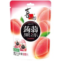 XIZHILANG 喜之郎 蒟蒻果冻 水蜜桃味 120g*2袋