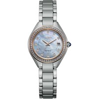 CITIZEN 西铁城 Eco-Drive Women's Silhouette Crystal Stainless Steel Bracelet Watch 26mm