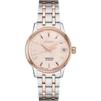SEIKO 精工 Women's Automatic Presage Two-Tone Stainless Steel Bracelet Watch 34mm