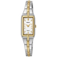 SEIKO 精工 Women's Solar Two-Tone Stainless Steel Bracelet Watch 15mm SUP272