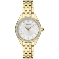 SEIKO 精工 Women's Gold-Tone Bracelet Watch 29mm