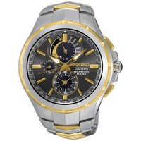 SEIKO 精工 Men's Solar Chronograph Coutura Two-Tone Stainless Steel Bracelet Watch 44mm SSC376
