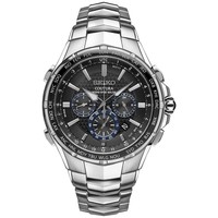 SEIKO 精工 Men's Solar Chronograph Coutura Stainless Steel Bracelet Watch 45mm SSG009