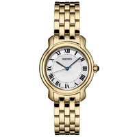 SEIKO 精工 Women's Essential Gold-Tone Stainless Steel Bracelet Watch 29mm