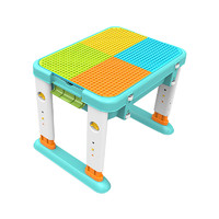 费乐多功能儿童积木桌拼装2益智5玩具智力7男孩女孩3-6岁动脑T0004