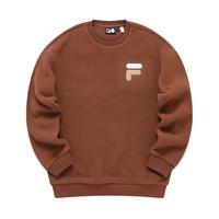 FILA 斐乐 FUSION系列 中性运动卫衣 T11U146202F-DR 浣熊棕 S