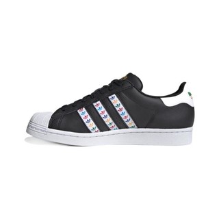 adidas ORIGINALS Superstar 中性运动板鞋 FZ0058 1号黑色/亮白/金金属 46