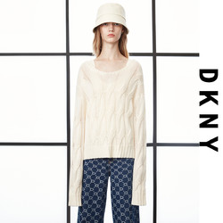 DONNA KARAN 唐纳·卡兰 女士绞花针织衫 W1404JJ130B100