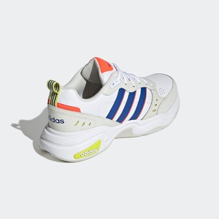 adidas 阿迪达斯 Strutter 男子跑鞋 GX6157 白/米/蓝/橘/黄 42.5
