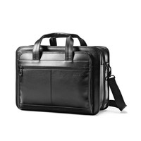 Samsonite 新秀丽 Leather Expandable Laptop Briefcase