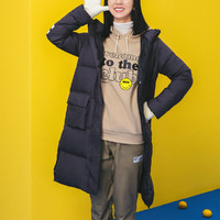 adidas NEO H18619 女子防风连帽羽绒服