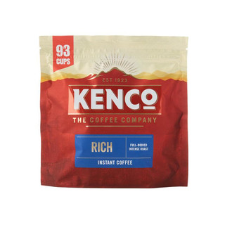 Kenco 浓香型RICH速溶咖啡黑咖啡 150g 66g 袋装 Decaff无咖啡因150g