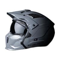 MT HELMETS 街霸系列 摩托车头盔 组合盔 水泥灰 XXL码