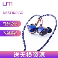 Unique Melody UM MEST Indigo双振骨传导四静电四动铁音乐有线hifi耳机