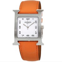 HERMES H Hour Quartz 白色表盘女士手表036834WW00