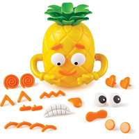 learningresource菠萝表情包幼儿童表情情绪认知管理益智玩具