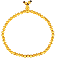 老庙黄金 古韵金系列 1082700061 飞碟福慧足金手串 16cm 11.67g