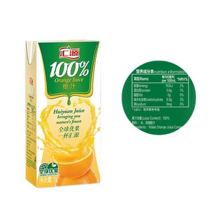 汇源 100%橙汁 1L*12盒
