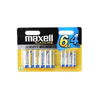 maxell 麦克赛尔 5号碱性电池 6粒装+7号碱性电池 4粒装