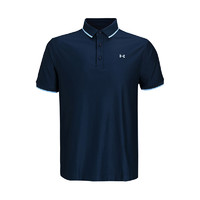 UNDER ARMOUR 安德玛 Playoff 男子POLO衫 1345459-409 深蓝色 XXL