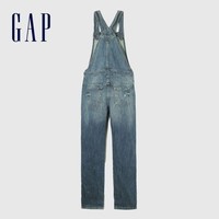 Gap 盖璞 女童牛仔背带长裤