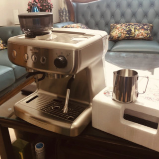 Breville 铂富 Barista Max VCF126X 半自动咖啡机 银色