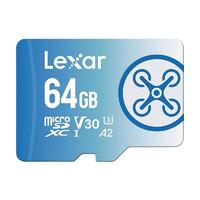 Lexar 雷克沙 FLY系列 LMSFLYX064G Micro-SD存储卡 64GB(USH-I、V30、U3、A2)