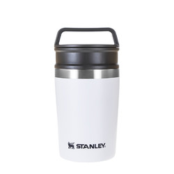 STANLEY 史丹利 咖啡杯 男士女士保温杯随身便携不锈钢保温保冷咖啡杯 白色 236ML