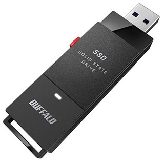 BUFFALO 巴法络 PUT1.0U3-B/N USB 3.2 固态U盘 黑色 1TB USB-A