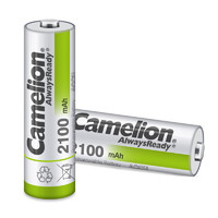 Camelion 飞狮 低自放镍氢充电池高容量 5号/五号/AA 2100毫安时4节 鼠标/麦克风/玩具/剃须刀
