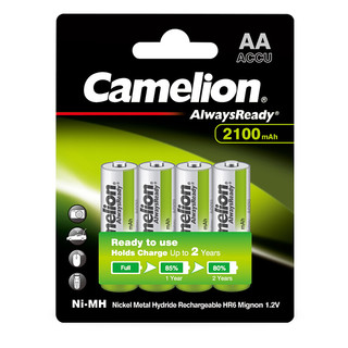 Camelion 飞狮 NH-AA2100ARBP4 5号镍氢电池 1.2V 2100mAh 4粒装