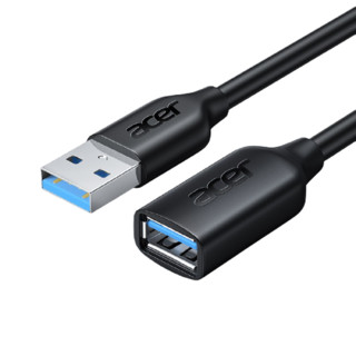 acer 宏碁 U103 USB3.0延长线 0.5m 黑色