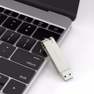 HIKVISION 海康威视 X302S 刀锋 USB 3.0 U盘 银色 64GB USB-A