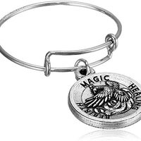 ALEX AND ANI Alex and Ani Phoenix EWR Rafaelian 堆叠戒指,尺寸 5-7