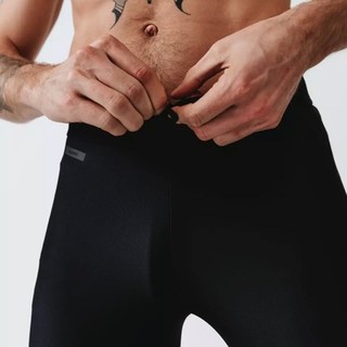 DECATHLON 迪卡侬 LONGTIGHT RUN WARM 男子健身裤 8381942 黑色 XL