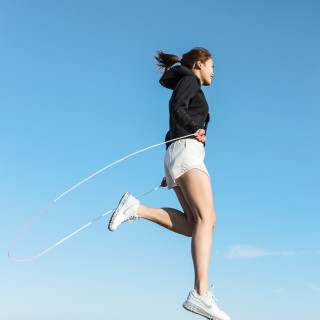 沙式 经典2.0 跳绳 蓝色/白色 中号