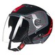 PLUS会员：ZEUS 瑞狮 摩托车头盔 T43黑红 M（适合53-56头围）