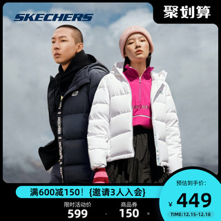 SKECHERS 斯凯奇 运动羽绒服 女款-L321W210/珊瑚粉/008Z XXL