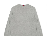 GXG 男装2020年热卖热卖商场同款灰色低领毛衣男后领撞色针织毛衫