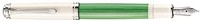 Pelikan 百利金 Fine-Writing 钢笔 绿白色，笔尖 F，礼盒装