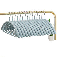 micoe 四季沐歌 无痕防滑浸胶衣架 10个 蓝色