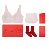 Ubras 女士内衣内裤袜子套装 UU111071 背心款